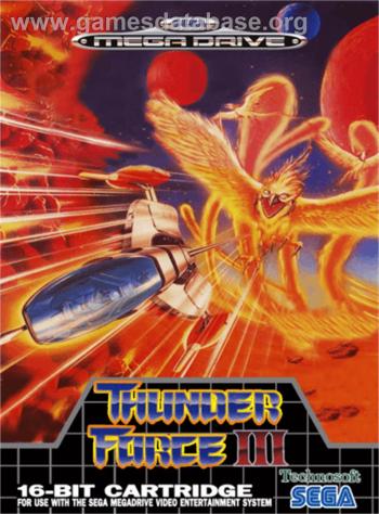 Cover Thunder Force III for Genesis - Mega Drive